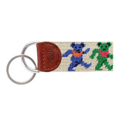 Dancing Bears Key Fob (Oatmeal)