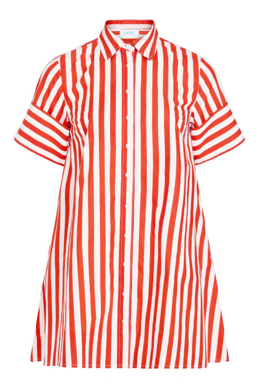 Dock Dress - Red Stripes