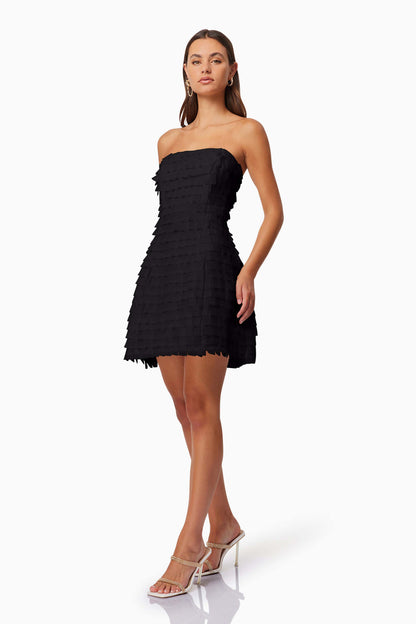 ELLIATT - Hailey Strapless Mini Party Dress - Black