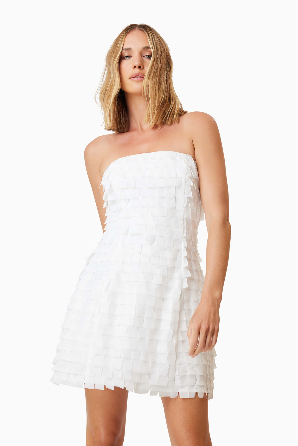 ELLIATT - Hailey Strapless Mini Party Dress - White