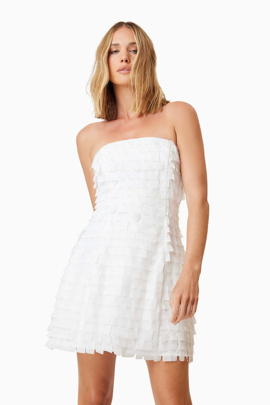 ELLIATT - Hailey Strapless Mini Party Dress - White