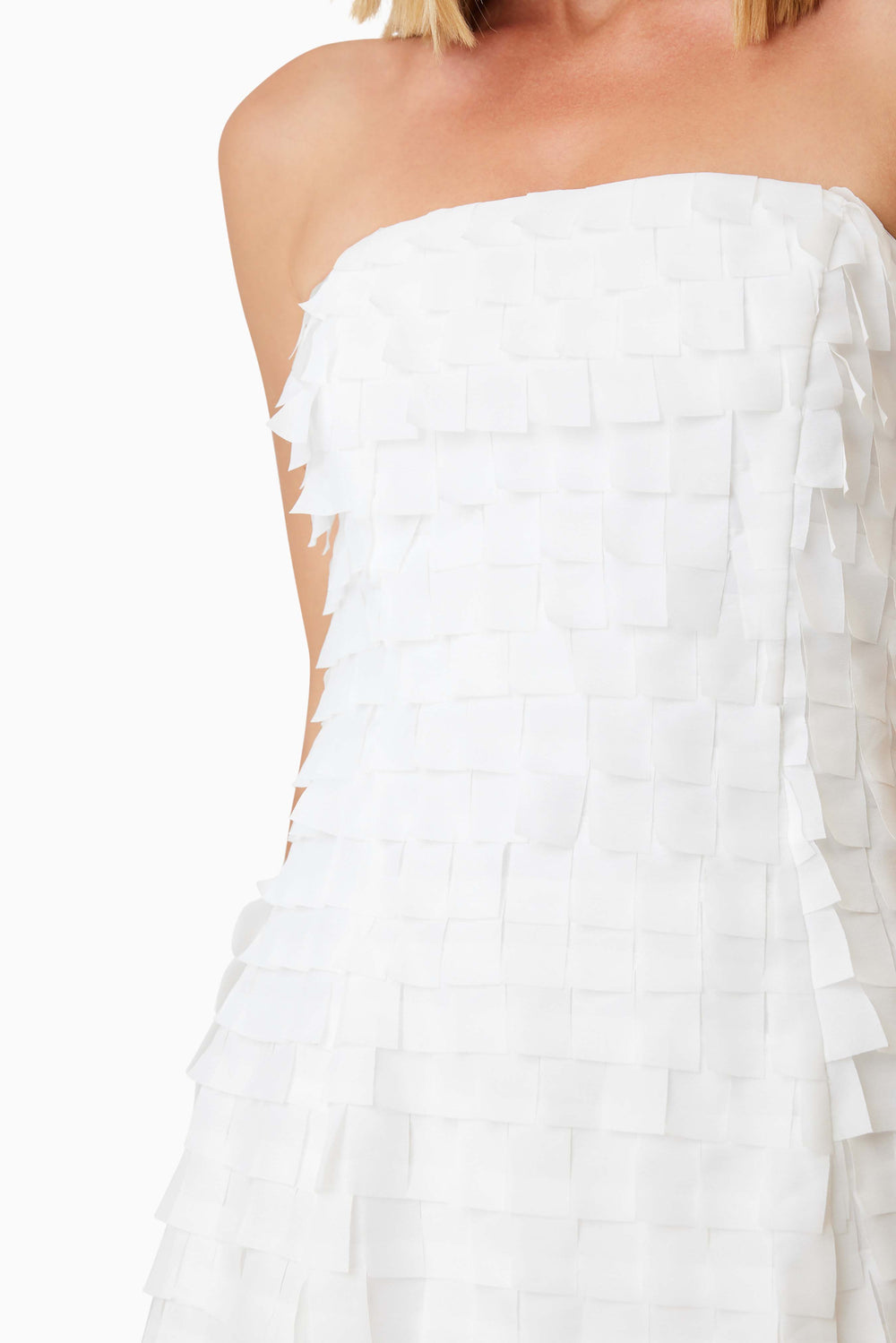 ELLIATT - Hailey Strapless Mini Party Dress - White