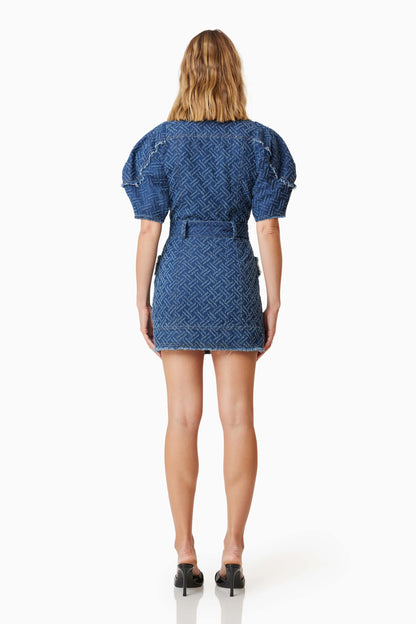 ELLIATT - Cora Denim Day Dress - Navy