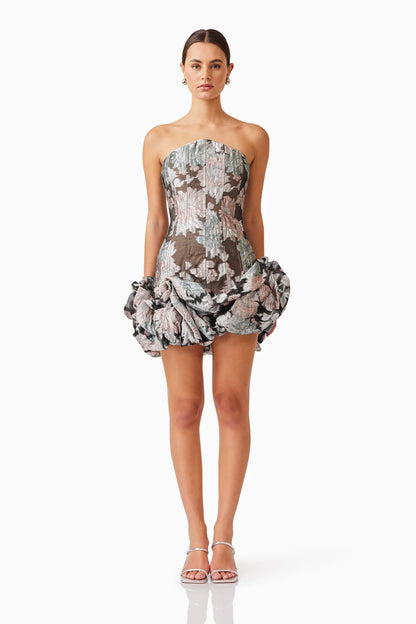 ELLIATT - Dahlia Strapless Mini Dress - Floral