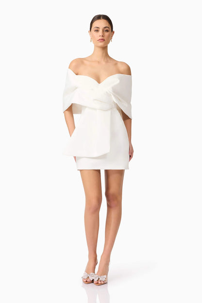 ELLIATT - Dandelion Off The Shoulder Mini Dress - White