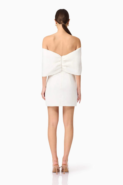 ELLIATT - Dandelion Off The Shoulder Mini Dress - White