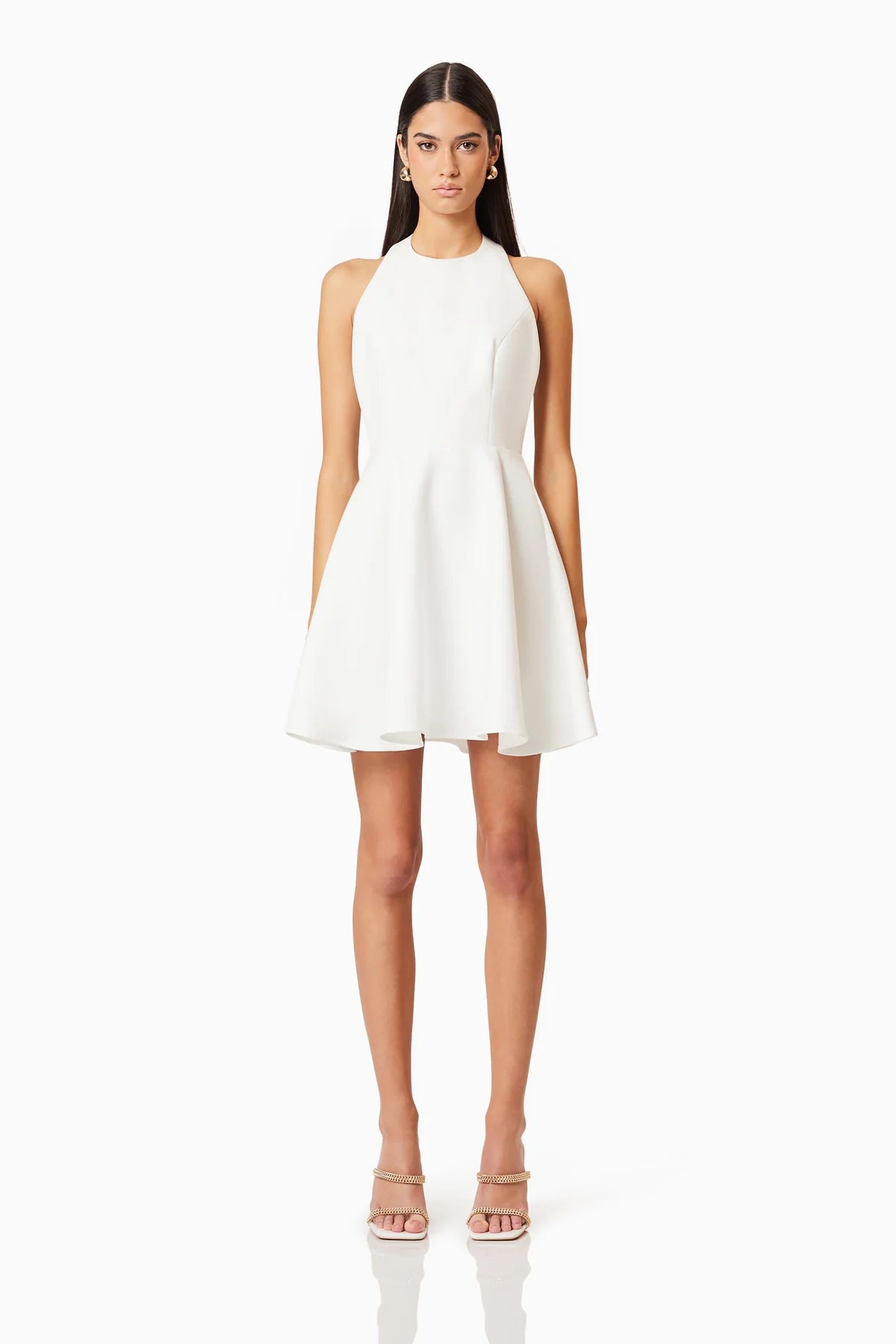 ELLIATT - Geranium Mini Bow Dress - White