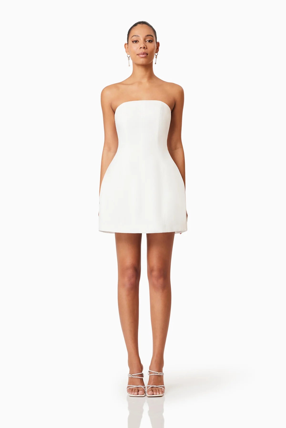 ELLIATT - Geranium Strapless Party Dress - White