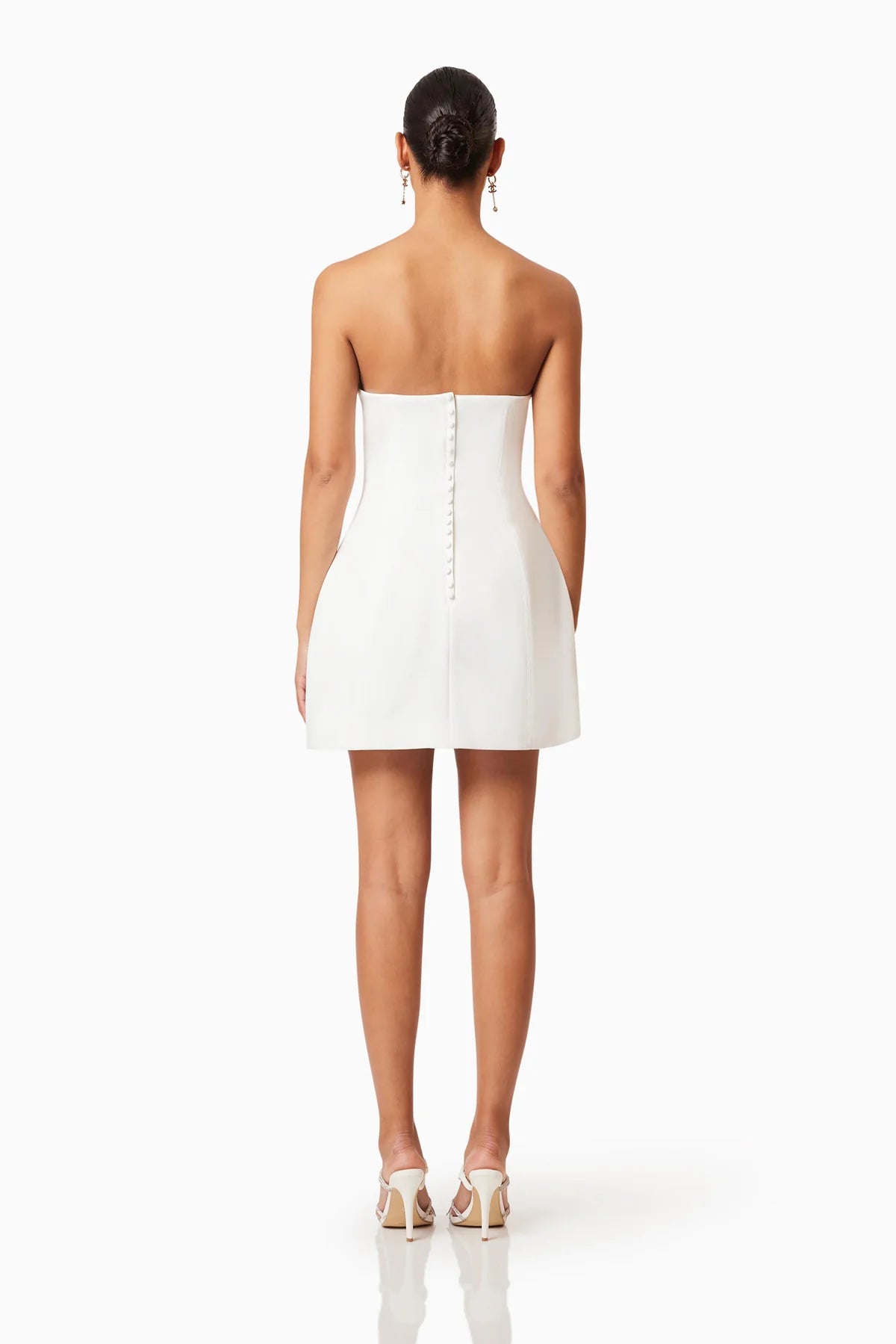 ELLIATT - Geranium Strapless Party Dress - White