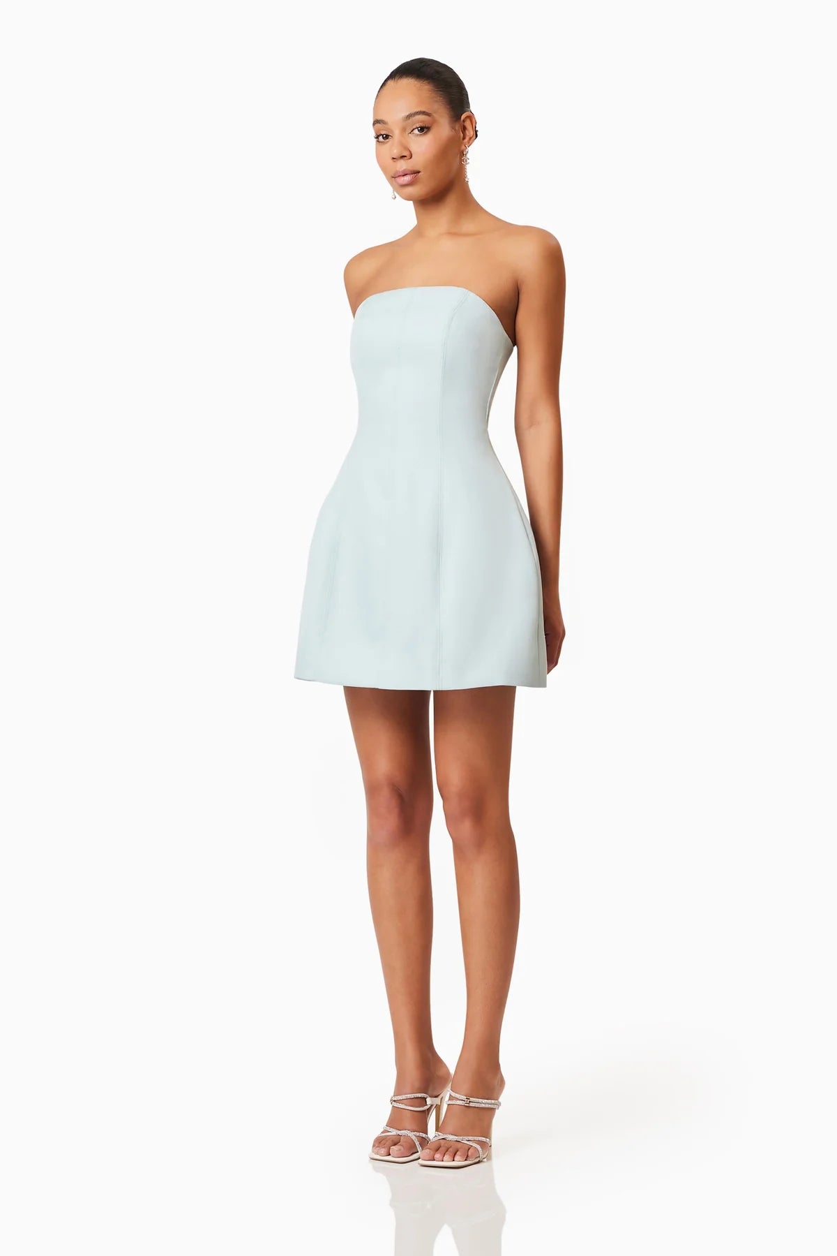 ELLIATT - Geranium Strapless Party Dress - Blue