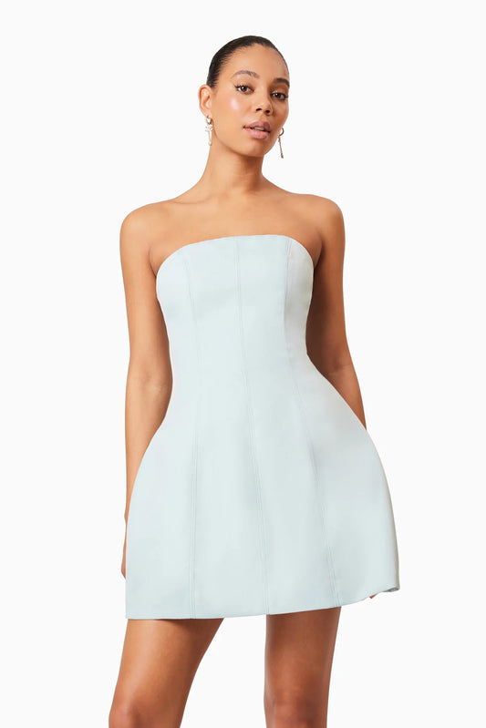 ELLIATT - Geranium Strapless Party Dress - Blue