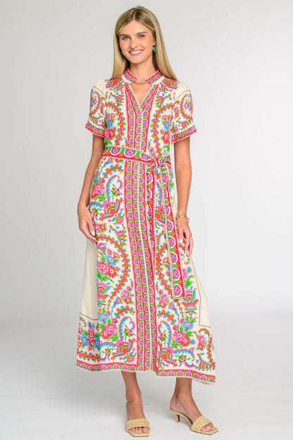 Carlisle Dress in Scroll with It