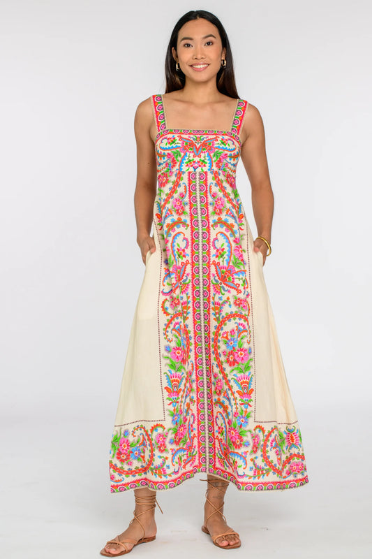 Annalisa Dress in Scroll with It