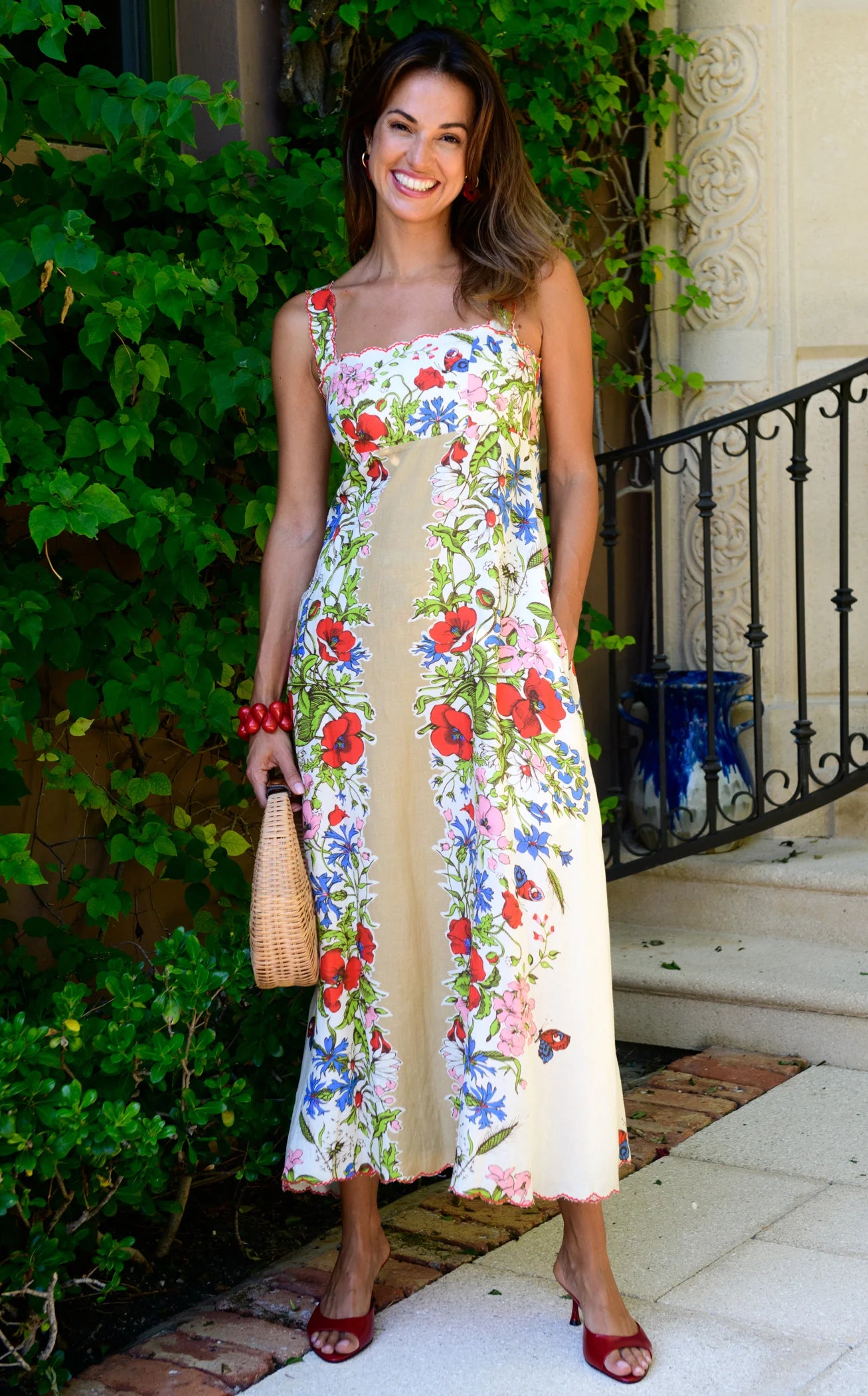 Annalisa Dress in Butterfly Garden