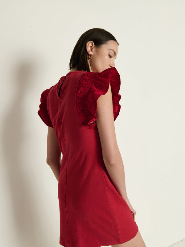 Ellis Mini Dress - Rio Red