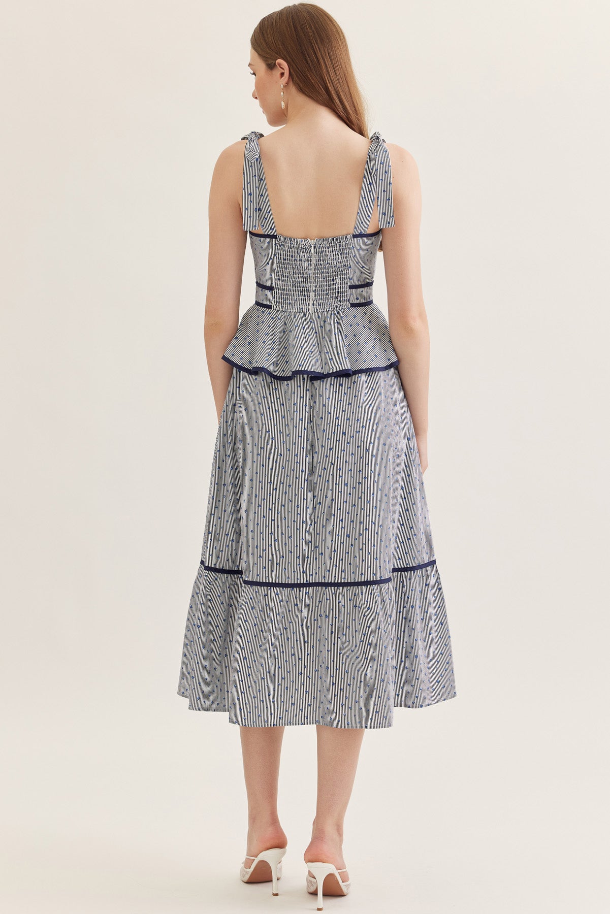 printed midi dress Floral Fusion Midi Dress