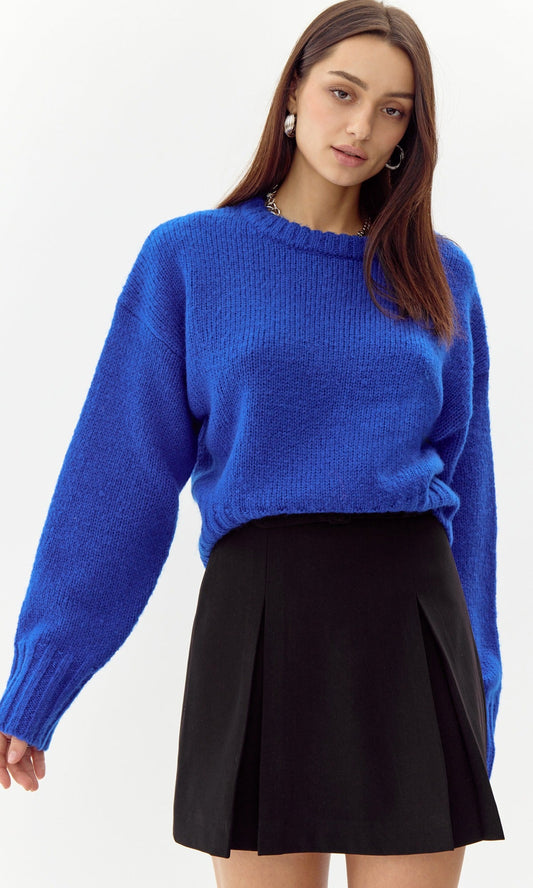 Greylin - Larson Cozy Fuzzy Sweater - Electric Blue