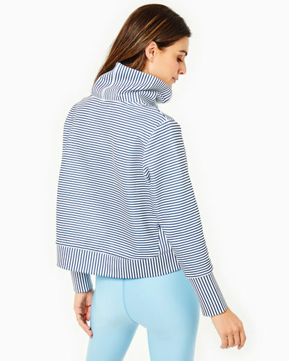 Addison Bay - Everyother Day Pullover - Navy/White Stripes