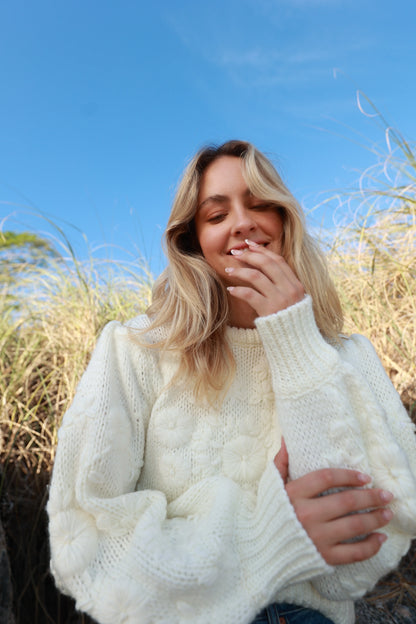 Margaret Crewneck Sweater - Cream