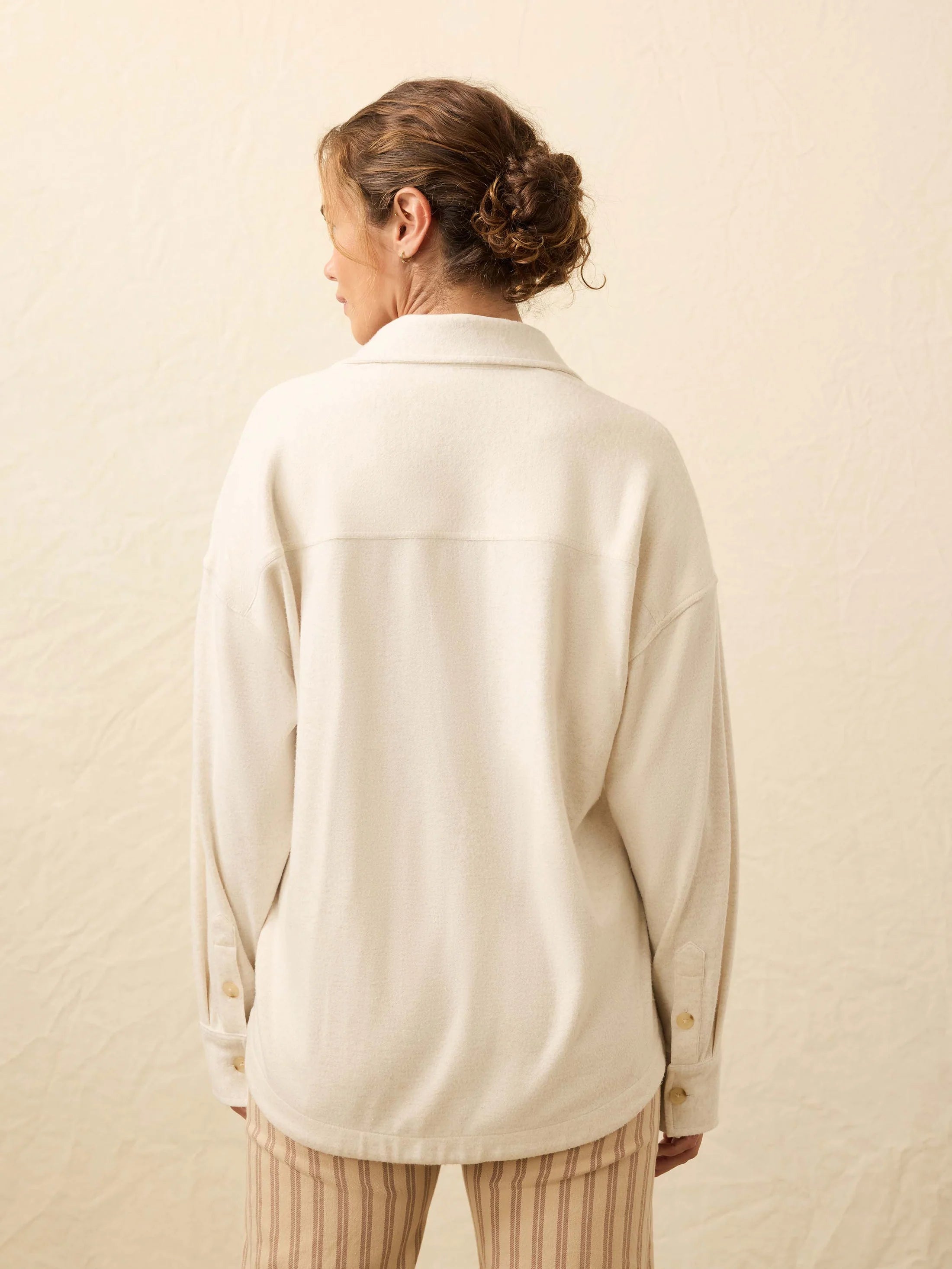 Legend™ Sweater Overshirt - Off White