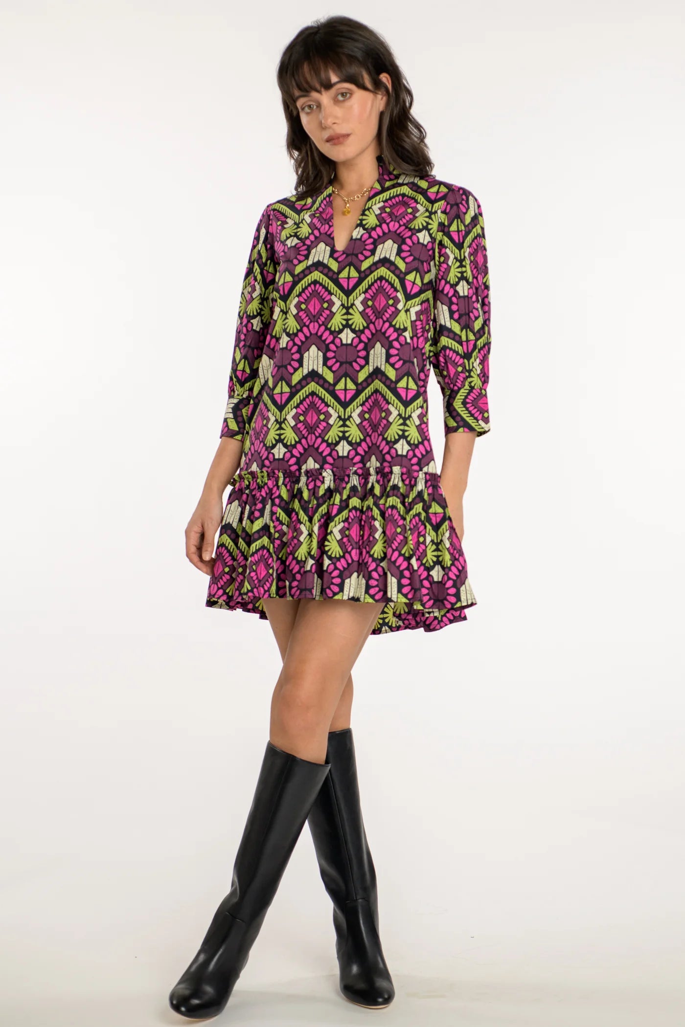 ELIZABETH JAMES - Chloe Dress - Aztec