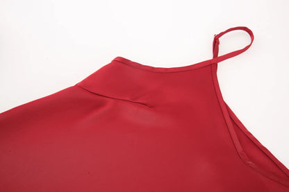 The Long Sleeve French Bow Shirt in Burgundy