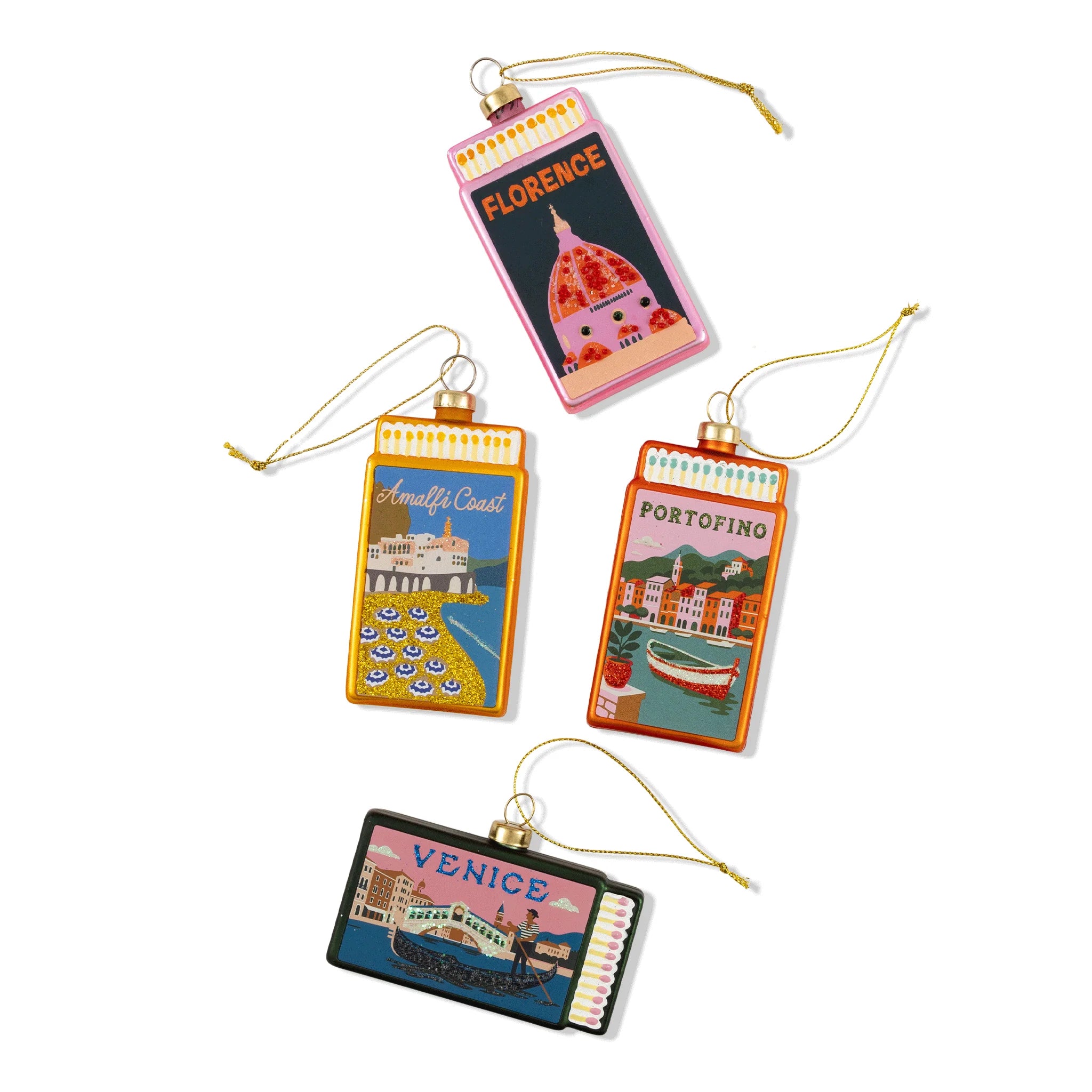 Matchbook Ornament - Portofino