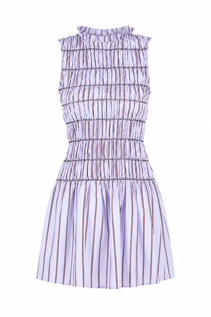 Andi Mini Dress - Purple Stripe
