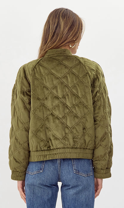 Greylin - Nova Quilted Jacket - Olive