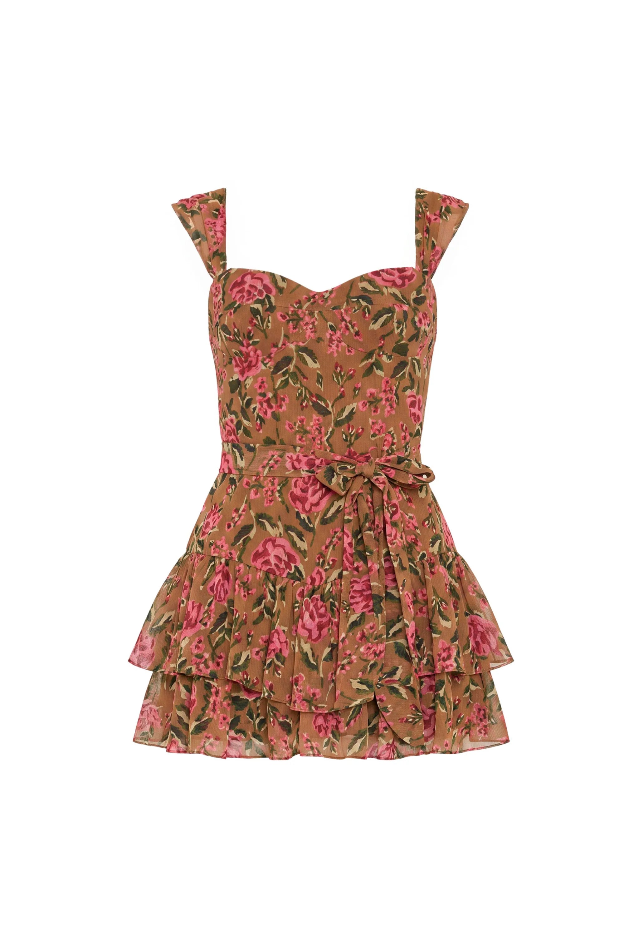 Kendra Skort Romper - Evening Rose Print