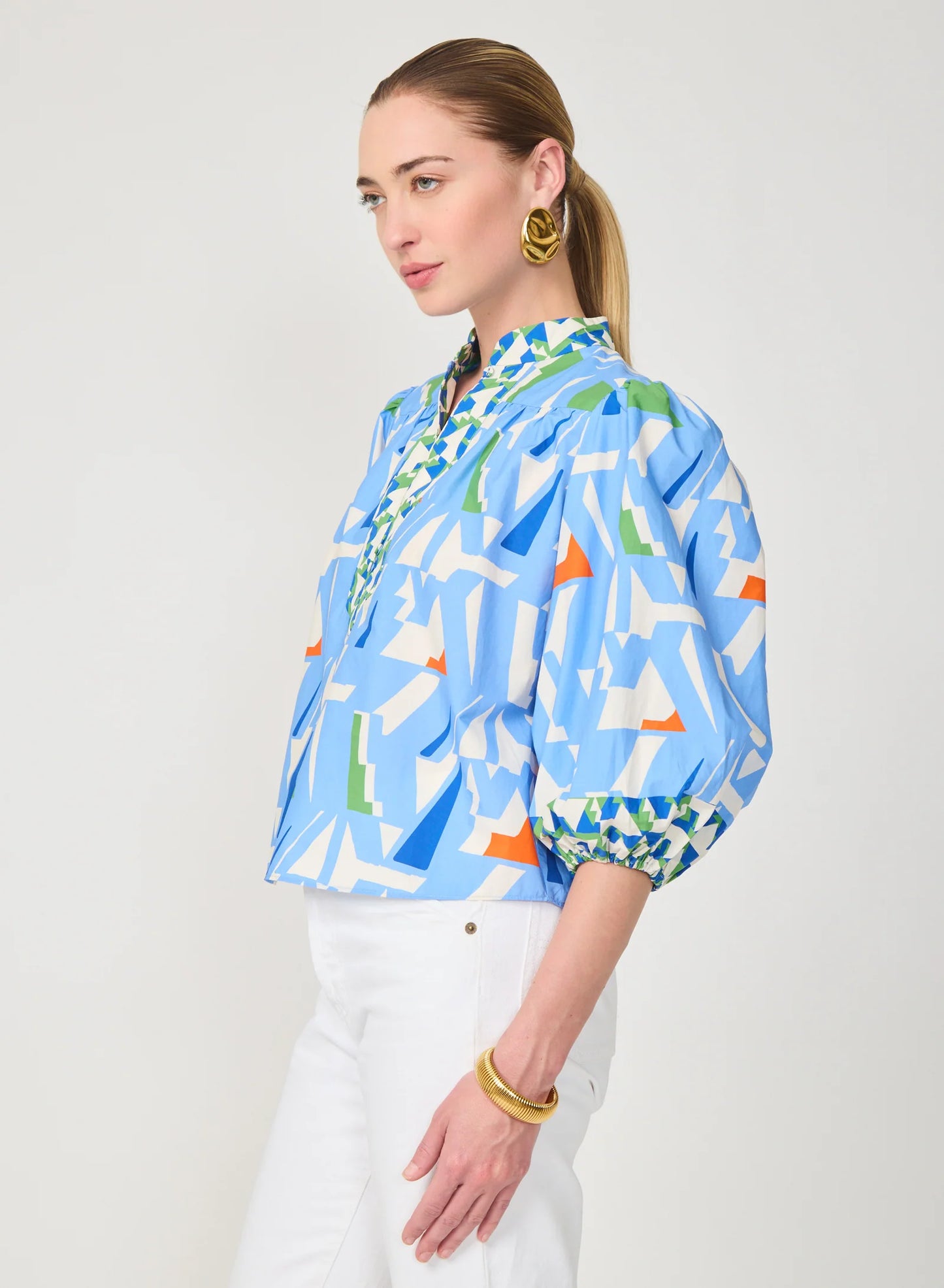 Bethany Blouse - Capri Print