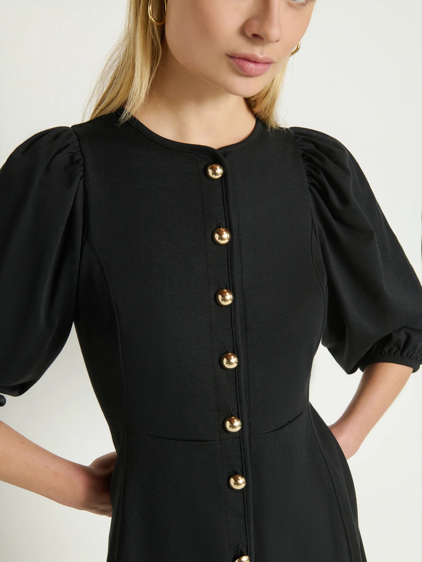 Gilda Mini Dress - Jet Black