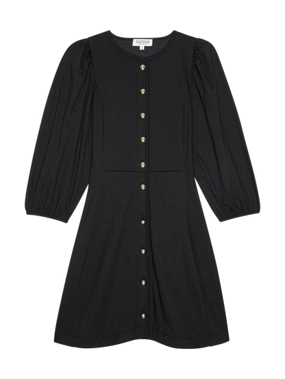 Gilda Mini Dress - Jet Black
