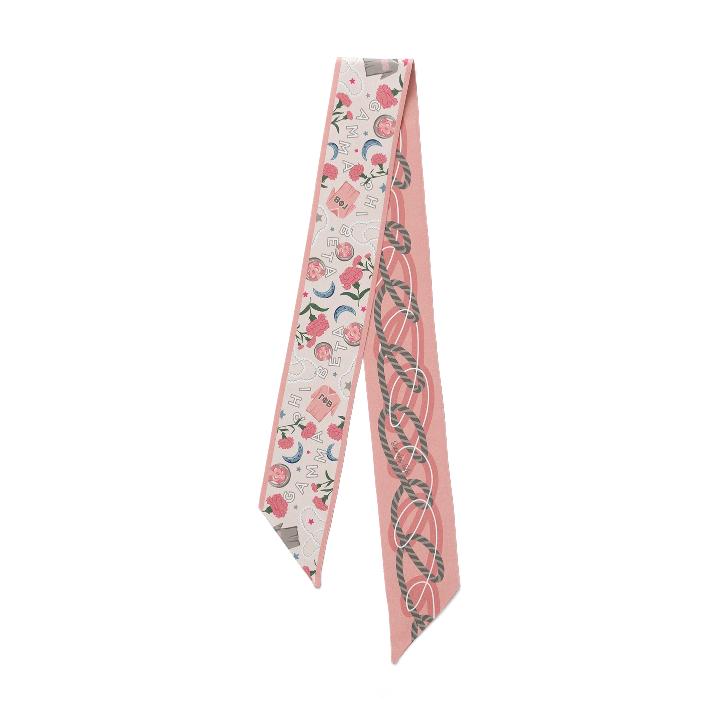 Saturday Silks - Gamma Phi Beta Skinny Scarf