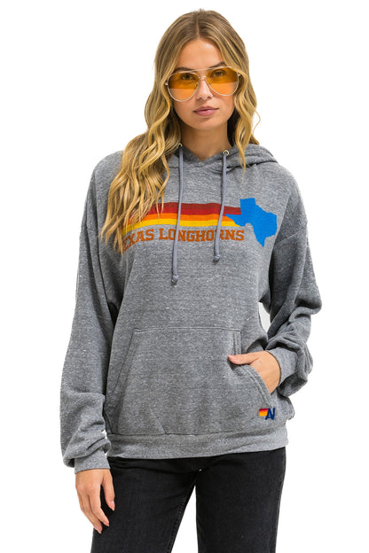 Aviator Nation - University of Texas State Logo Pullover Hoodie Relaxed - Heather