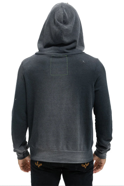 Aviaator Nation - 5 Stripe Hoodie - Faded Smoke