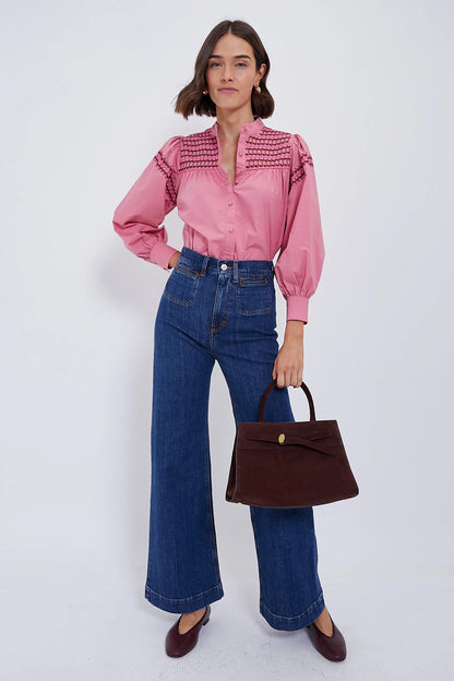 The Shirt - Long Sleeve Saylor Shirt - Rose