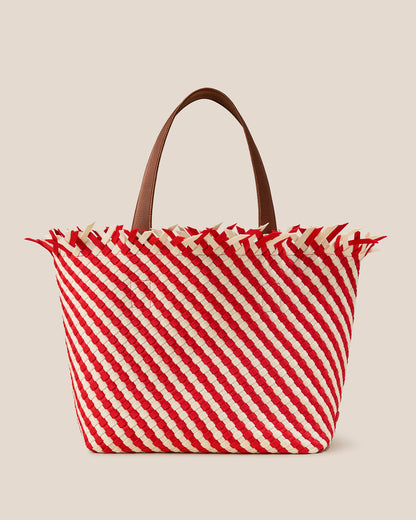 Naghedi - Havana Medium Tote Striped - Amalfi