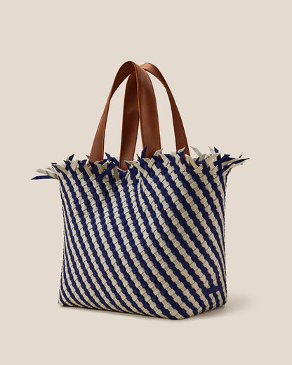 Naghedi - Havana Medium Tote Striped - Venice