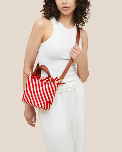 Naghedi - Havana Petit Tote Striped - Amalfi