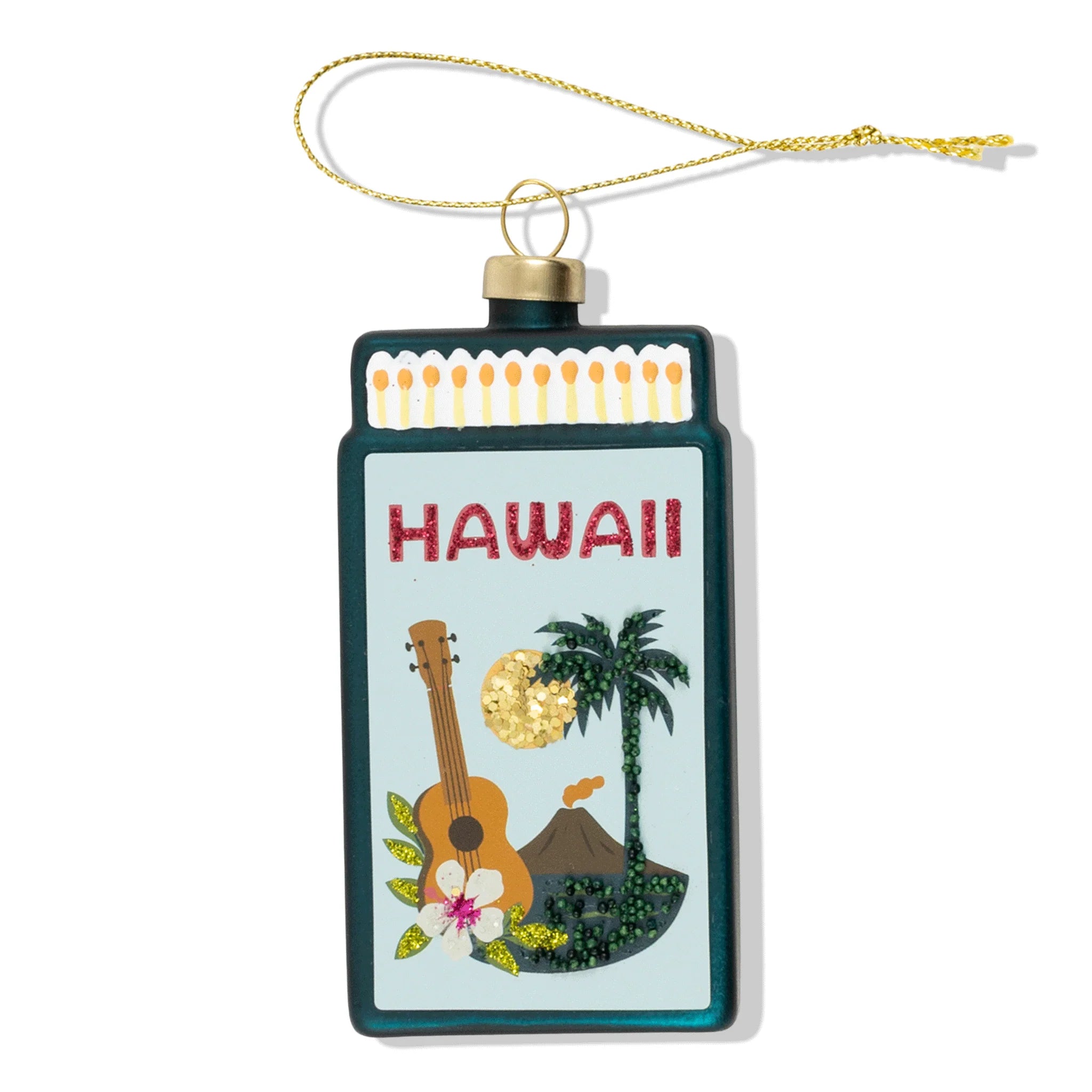 Matchbook Ornament - Hawaii