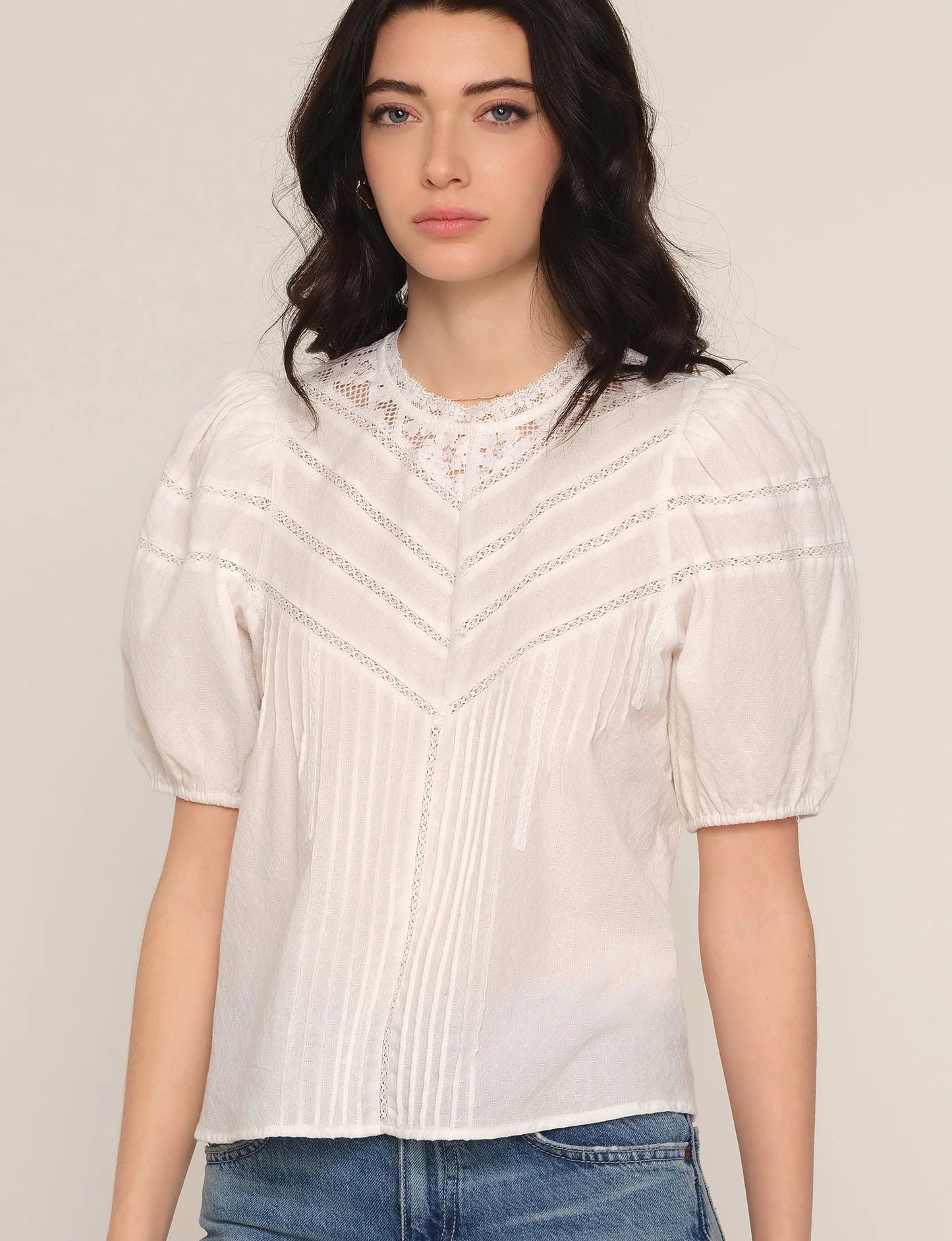 Nola Top - Ivory