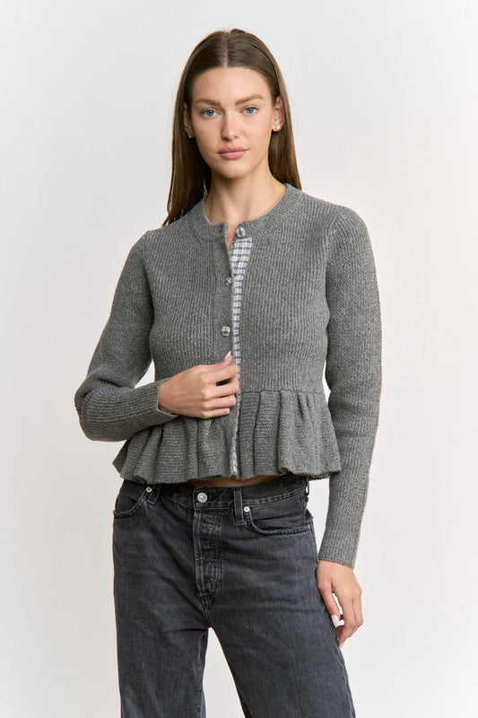 Annie Cardigan - Heather Gray