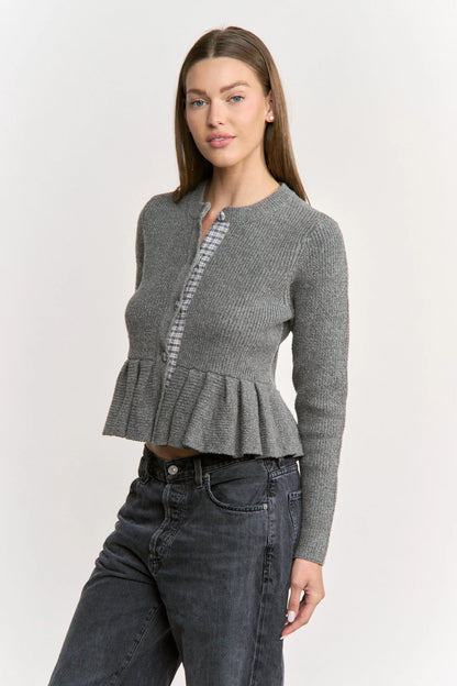 Annie Cardigan - Heather Gray