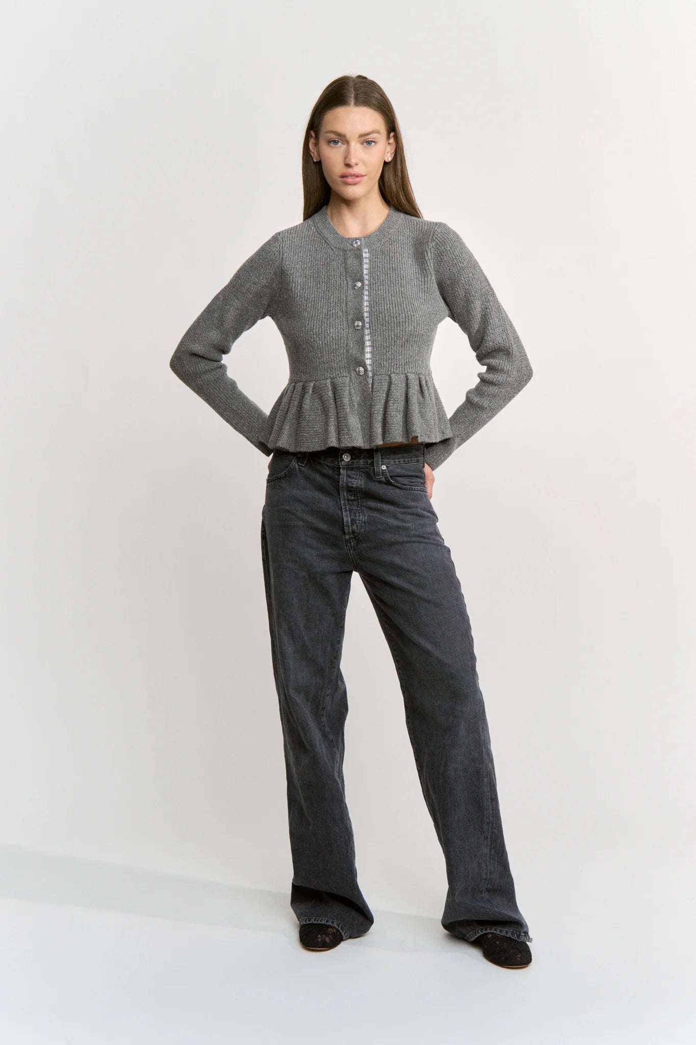 Annie Cardigan - Heather Gray