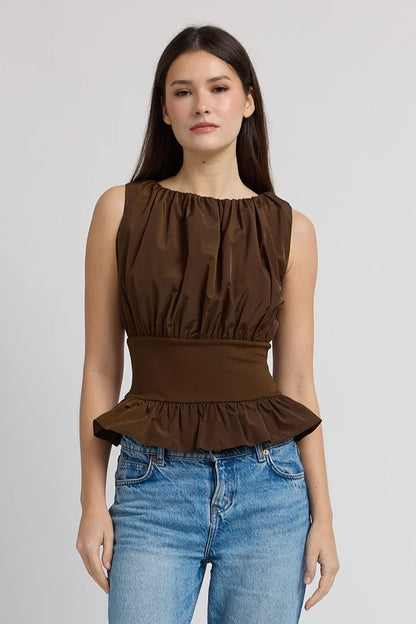 Jane Top - Brown