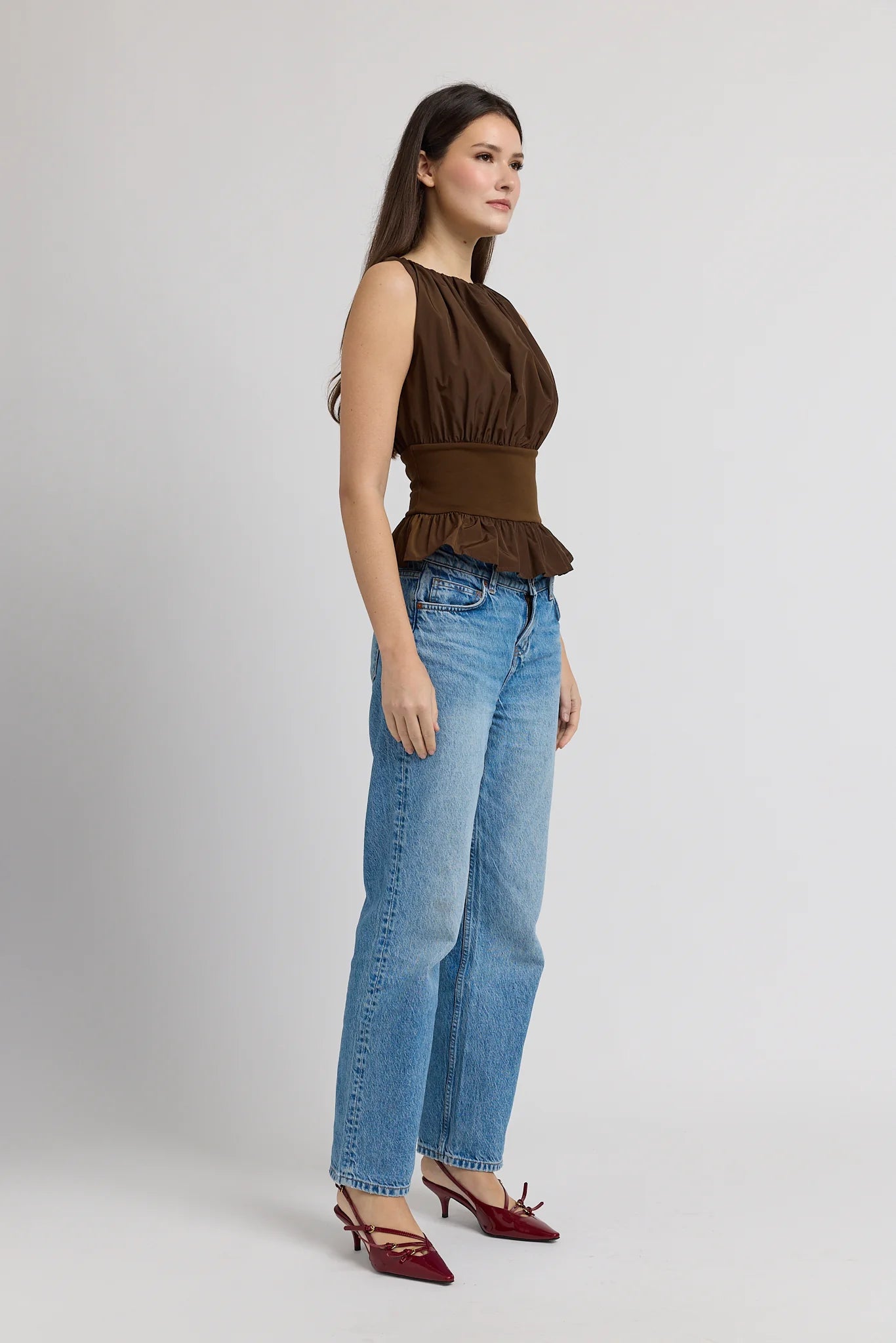 Jane Top - Brown