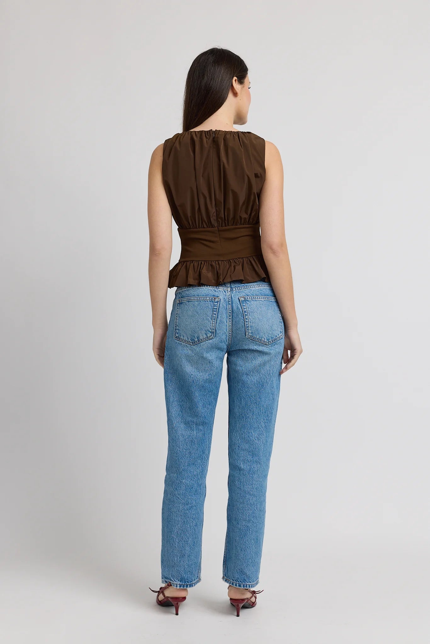 Jane Top - Brown