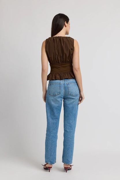 Jane Top - Brown