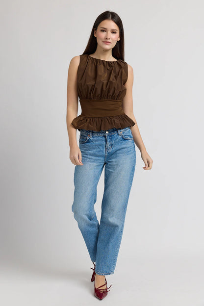 Jane Top - Brown